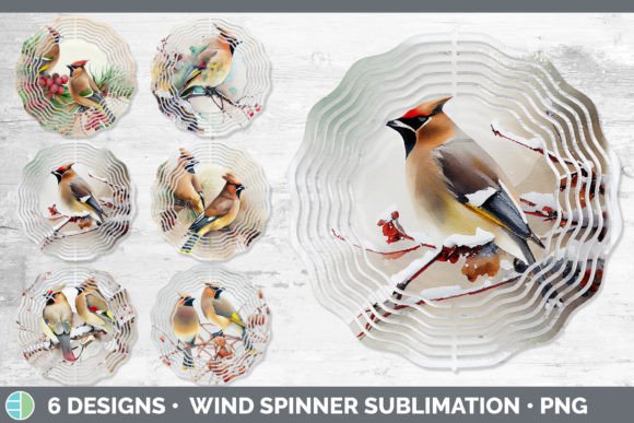 Christmas Cedar Waxwing Wind Spinner Embroidery Review