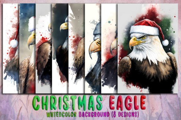 Christmas Eagle Watercolor Background Review