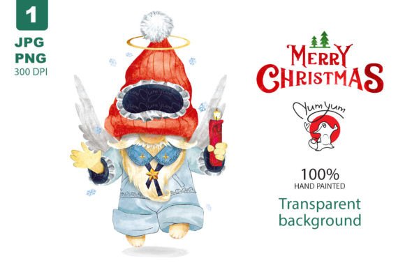 Christmas Gnome Angel in Pajamas Review