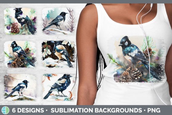 Christmas Magpie Distressed Sublimation Review