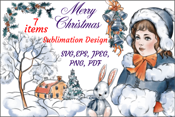 Christmas Ornament Clipart for Embroidery Projects