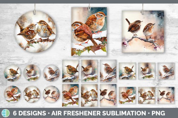Christmas Wren Air Freshener Sublimati Illustrations Review