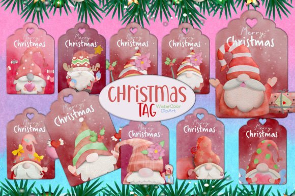 Cute Christmas Tag Collection Design for Blog & Web Use