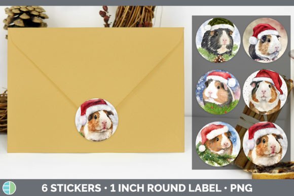 Guinea Pig Christmas Sticker Review for Embroidery Projects
